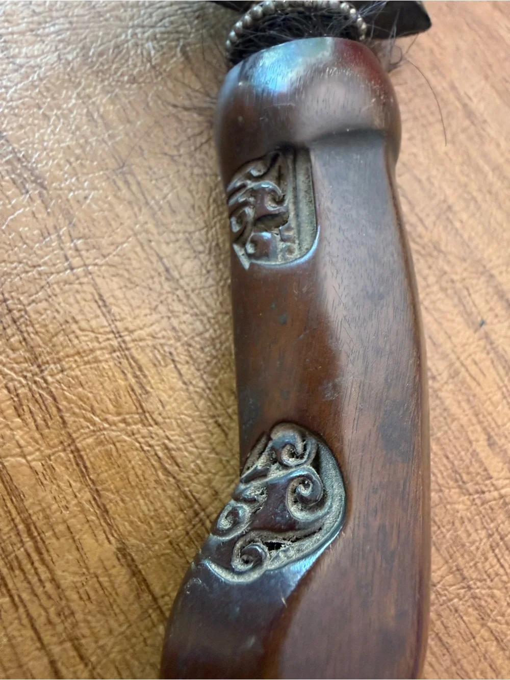 Antique Keris a traditional asymmetrical dagger with a wavy blade from Indonesia
